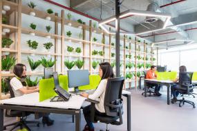 金融公司办公室装饰设计室内效果图片