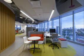 金融公司办公室室内设计装修效果图片