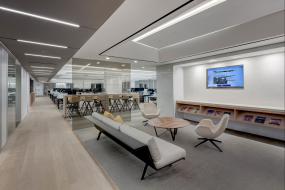 金融公司办公室最新室内装修设计效果图片