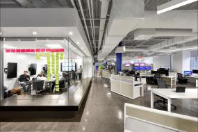 服装公司办公室室内装修设计效果图