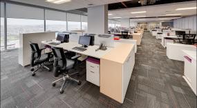 服装公司办公室室内装饰设计效果图