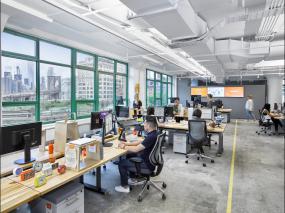 服装公司办公室装修设计效果图片