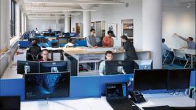 专业服装公司办公室室内装修与设计图