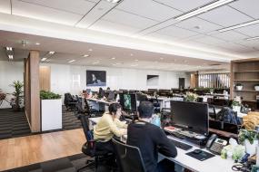 高端保险公司办公室装修图片