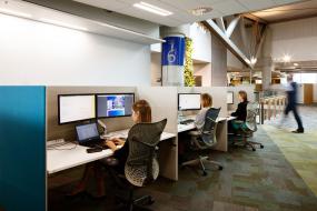 服装公司办公室装饰效果图大全