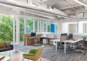 保险公司办公室装饰设计室内效果图片