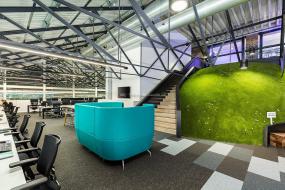 工业风格办公室室内装饰设计效果图图片