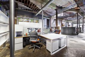 开放式办公室室内装饰设计效果图片大全