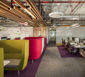 开放式办公室装饰效果图大全