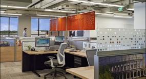 开放式办公室最新室内装修图