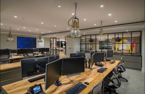 开放式办公室室装修效果图