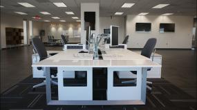 开放式办公室室装修效果图大全