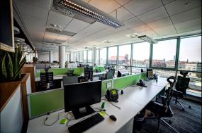 开放式办公室装修实景图图片大全