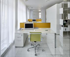 开放式办公室最新室内装修设计效果图片