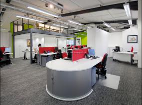 开放式办公室设计室内装修图片