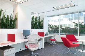 个性办公室装修实物图片