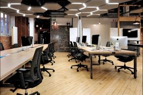 简单办公室装修实景图图片