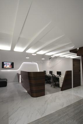 高档办公室装修设计效果图大全