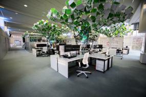 高档个性办公室装修效果图大全