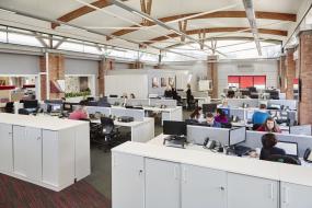 高端办公室室内装饰装修设计效果图