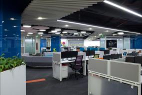 个性办公室装饰室内效果图