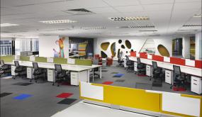 创意办公室室内外装修效果图