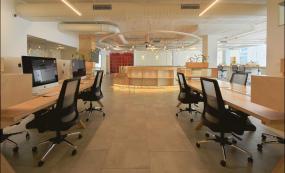 大气办公室装潢设计效果图片