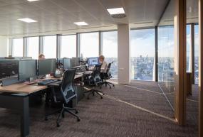 大气办公室装饰设计室内效果图