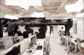 大气办公室室内装饰设计效果图2018图片