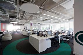 创意办公室室内装修实景图