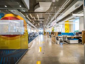 创意风格办公室装饰室内效果图