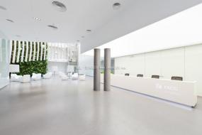 简约办公室前台装修高清图片大全