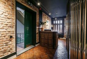 现代办公室前台装修效果图片