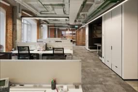 创意风格办公室最新室内装修设计效果图片2018