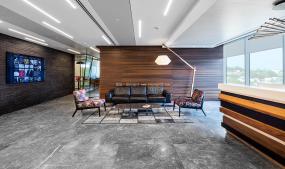 咨询顾问公司前台装修高清图片大全