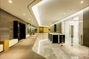 最新设计公司前台设计装修图片