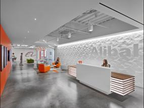 设计公司前台装饰设计图片大全