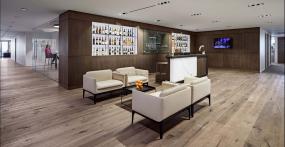 高端设计公司前台装修图片
