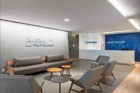 高档设计公司前台装修图片