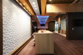 最新咨询顾问公司前台装饰效果图