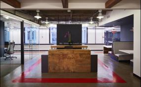 设计公司前台装饰设计效果图大全