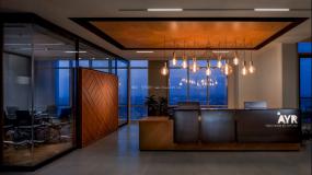 设计公司前台装修实景图图片大全