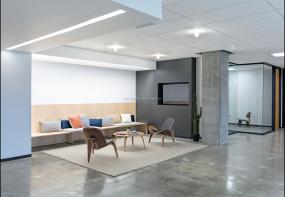 设计公司前台装修设计效果图片