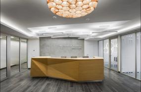 科技公司前台装修高清图片大全