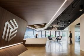 游戏公司前台图片装修