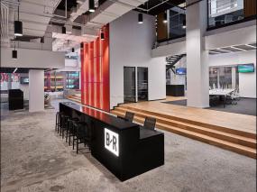 科技公司前台装修设计图片大全