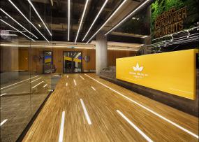 科技公司前台装饰设计图