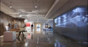 游戏公司前台装饰图片