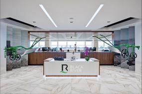 科技公司前台装修设计效果图片库