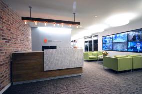 游戏公司前台设计装修效果图